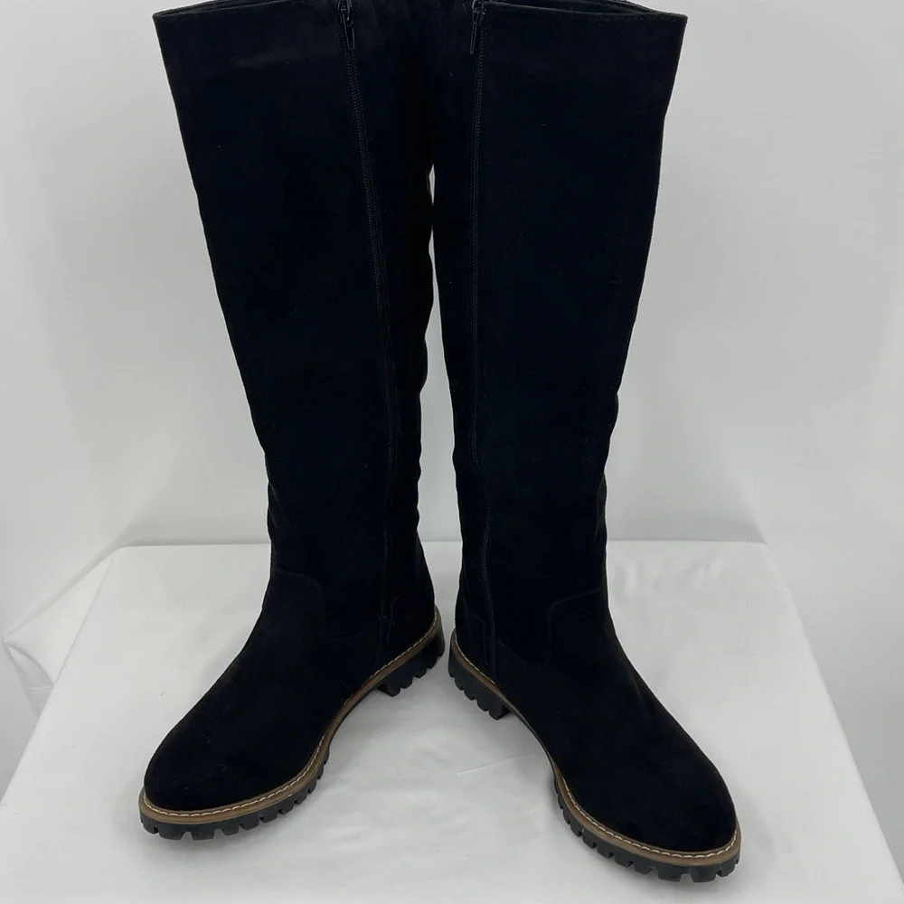 COMFORT EST 1946 Black Knee-High Women's Boots SIZE 7